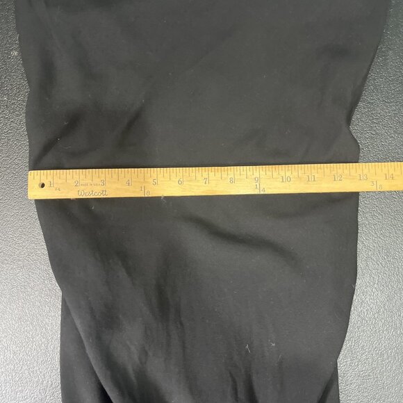 Vivienne Westwood Anglomania Midi Dress Sz 40 Black Drape Cocktail Evening 90s - Picture 10 of 11